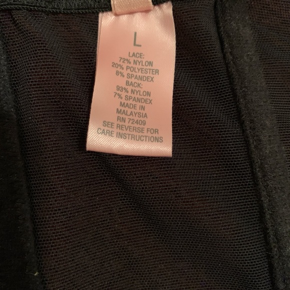 Black & Pink Lace Bra Lingerie Corset 💗 - Picture 7 of 10